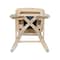 International Concepts Mission Bar Height Stool, with Swivel, 30" Seat Height, Unfinished S-263SW - alternate 2